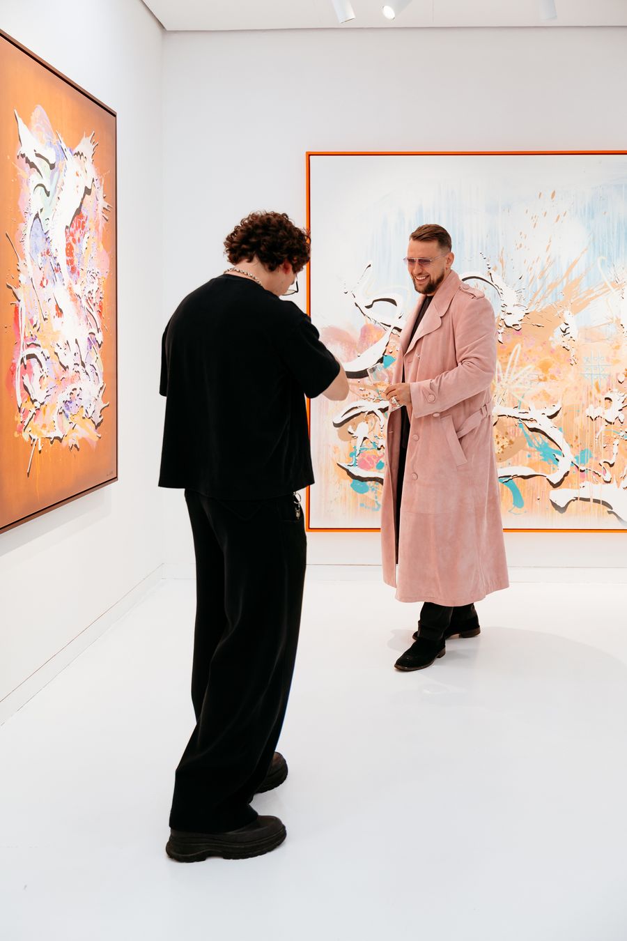 Ivan Gette und VIVIX bei der Ausstellung Tutto Passa