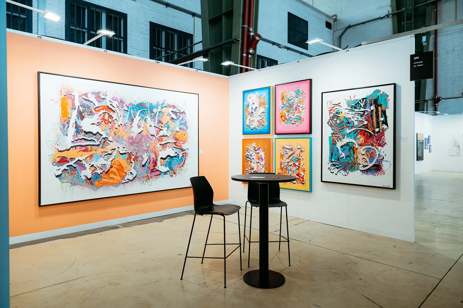 Ivan Gette’s contemporary artworks exhibited in a dedicated presentation by AK Galerie at POSITIONS Berlin Art Fair 2026.